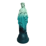 J'AI VU LA VIERGE - MARIE AUX FLEURS - VERDE DÉGRADÉ