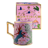 ORTIGIA SICILIA - TAZZA IN CERAMICA ROSA
