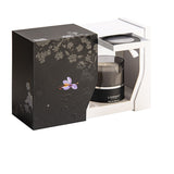 Candela profumata Lui&Lei “Nice To Meet You” in vetro nero e argento – 250 g