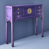 Console table "Dynasty" Werns in vintage purple