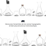Bicchiere Long Drink Topografico Etna - Alaskan Maker