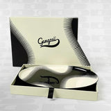 Vassoio Ovale Wave Gangzai bianco e nero