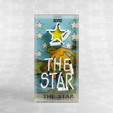 Neon luminoso in vetro “The Star” con box acrilico