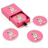 Set 4 sottobicchieri Flamingtea Gangzai