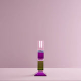 Portacandele Fancy Crystal, multicolore quadrato