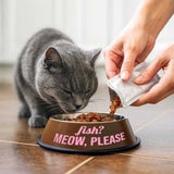 Set Ciotole Gatto Meow Please Fisura