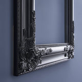 Cornice barocca Werns nera