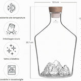 Bottiglia per liquori con topografia dell'Everest  - Alaskan Maker