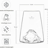 Bicchiere Long Drink Topografico – Monte Rosa