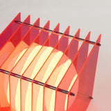Lampada da tavolo LOP Quadrata Grande Rosa - BANG