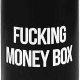 Salvadanaio in Metallo Nero "Fucking Money Box" – Fisura
