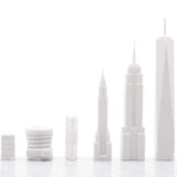 Set di scacchi Skyline Chess "Special Edition Two City" London vs New York