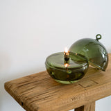 Copertura / Portacandela Round Cover Green Brass M – Peri Living