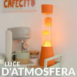 Lava Lamp Satinata Arancione Fisura