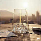 Bicchiere Long Drink Topografico Tre Cime di Lavaredo - Alaskan Maker