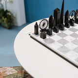 Set di scacchi Skyline Chess "Special Edition Two City" Londra vs New York