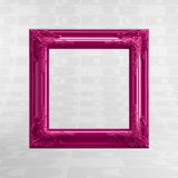 Cornice barocca Werns magenta