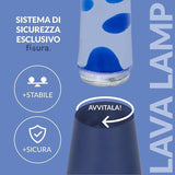 Lava Lamp Tower Blu - Fisura